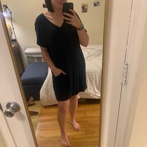 Navy oversized dress